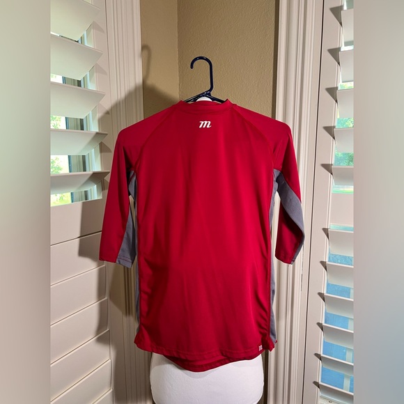 Kids Red and Gray Sports Jersey - Picture 1 of 3